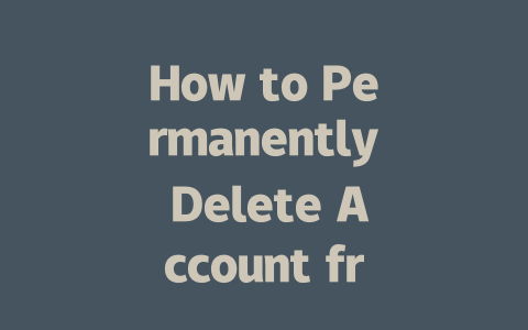 How to Permanently Delete Account from WhatsApp in 2025 一