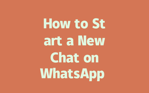 How to Start a New Chat on WhatsApp Web 2025 Guide 一