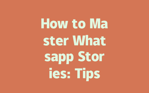 How to Master Whatsapp Stories: Tips and Tricks for 2025 一
