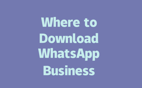 Where to Download WhatsApp Business for PC in 2025 一