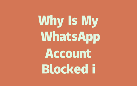 Why Is My WhatsApp Account Blocked in 2025 一
