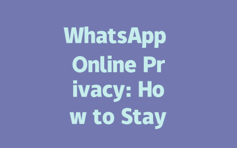 WhatsApp Online Privacy: How to Stay Hidden in 2025 一