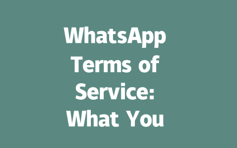 WhatsApp Terms of Service: What You Need to Know in 2025 一