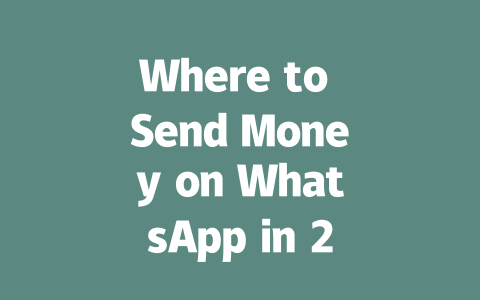 Where to Send Money on WhatsApp in 2025 一