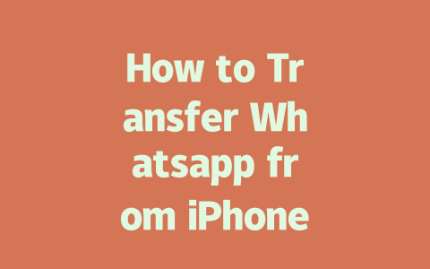 How to Transfer Whatsapp from iPhone to Android in 2025 一