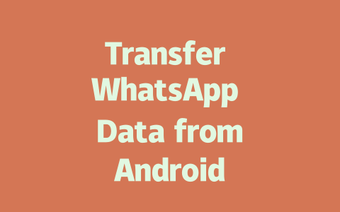 Transfer WhatsApp Data from Android to iPhone: The 2025 Guide 一