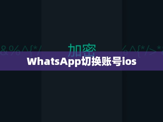 WhatsApp切换账号ios