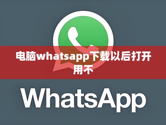 电脑whatsapp下载以后打开用不