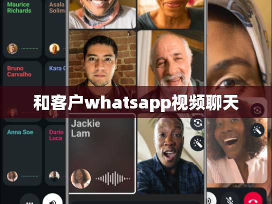 和客户whatsapp视频聊天