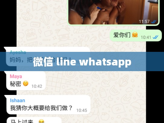 微信 line whatsapp