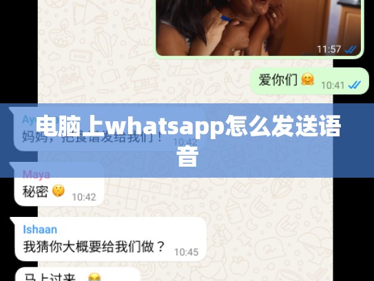 电脑上whatsapp怎么发送语音