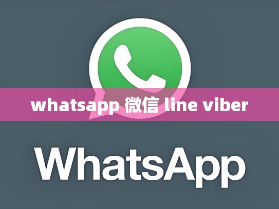 whatsapp 微信 line viber