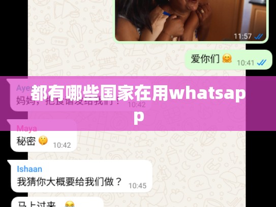 都有哪些国家在用whatsapp