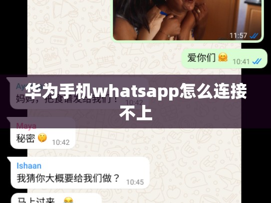 华为手机whatsapp怎么连接不上