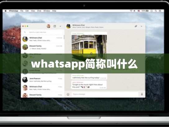 whatsapp简称叫什么
