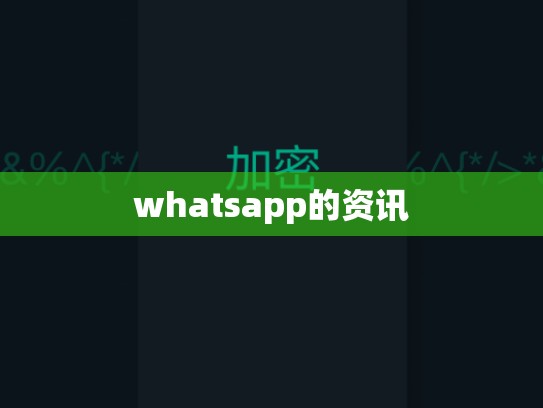 whatsapp的资讯