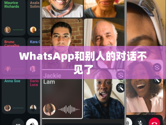 WhatsApp和别人的对话不见了