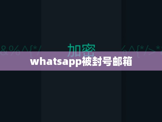 whatsapp被封号邮箱