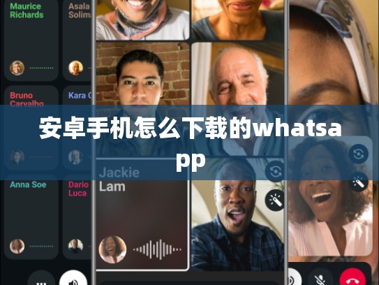 安卓手机怎么下载的whatsapp