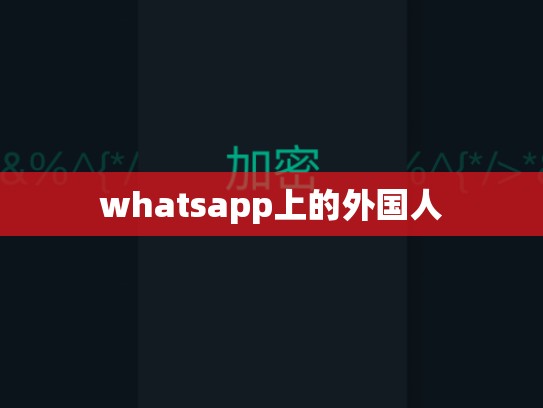 whatsapp上的外国人
