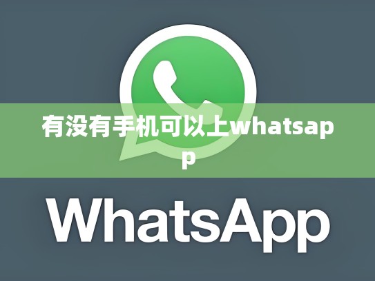 有没有手机可以上whatsapp