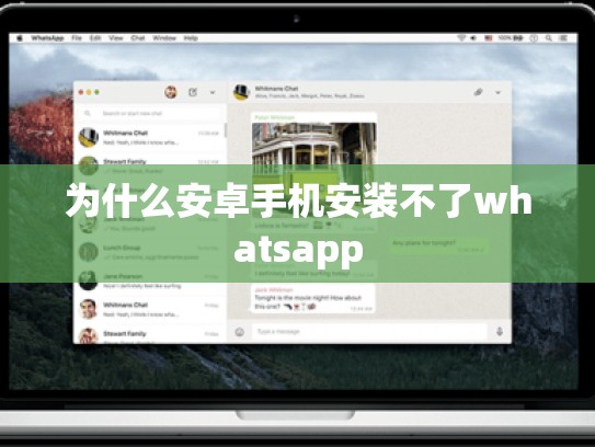 为什么安卓手机安装不了whatsapp