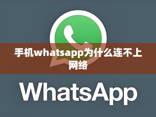 手机whatsapp为什么连不上网络