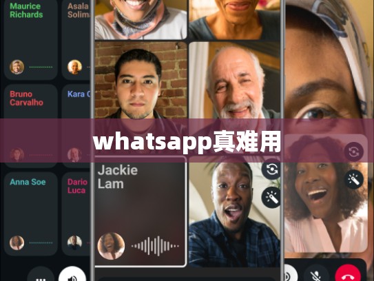 whatsapp真难用