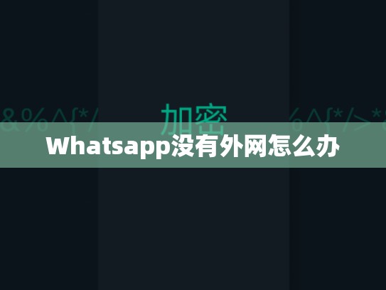 Whatsapp没有外网怎么办