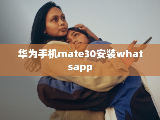 华为手机mate30安装whatsapp