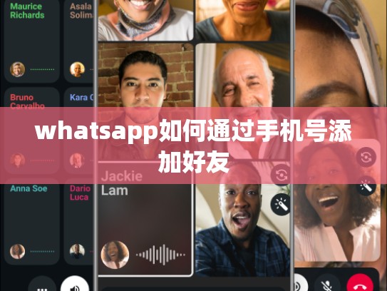 whatsapp如何通过手机号添加好友