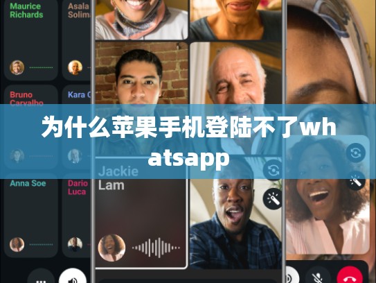 为什么苹果手机登陆不了whatsapp