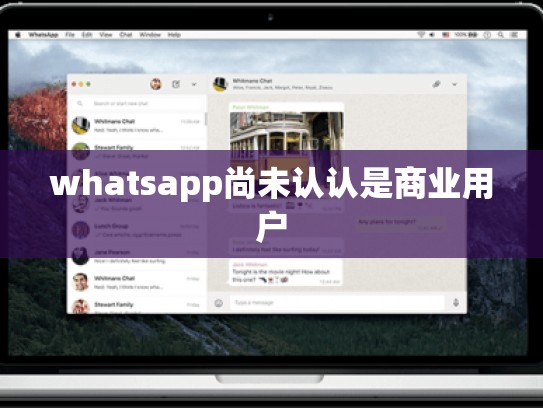 whatsapp尚未认认是商业用户