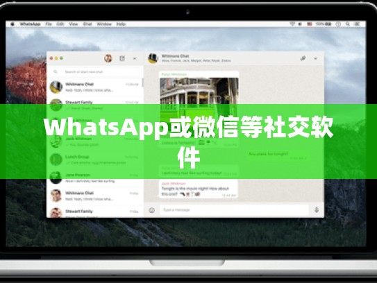 WhatsApp或微信等社交软件