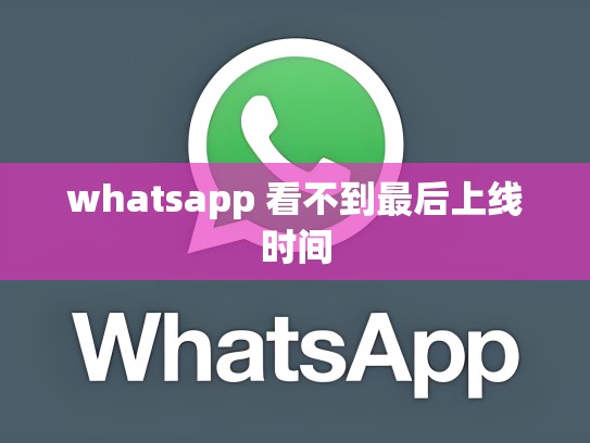whatsapp 看不到最后上线时间