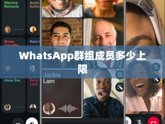 WhatsApp群组成员多少上限