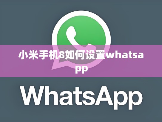 小米手机8如何设置whatsapp