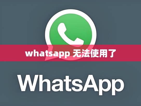 whatsapp 无法使用了