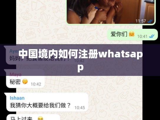 中国境内如何注册whatsapp