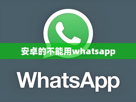 安卓的不能用whatsapp