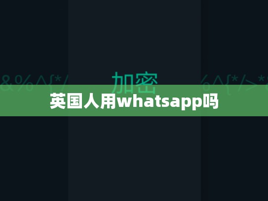 英国人用whatsapp吗
