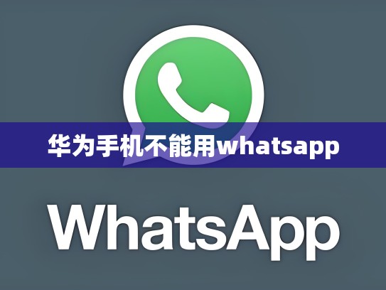 华为手机不能用whatsapp