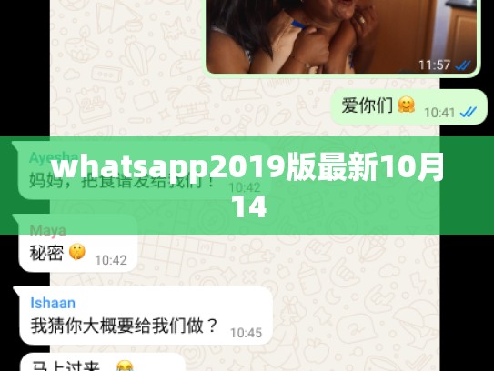 whatsapp2019版最新10月14