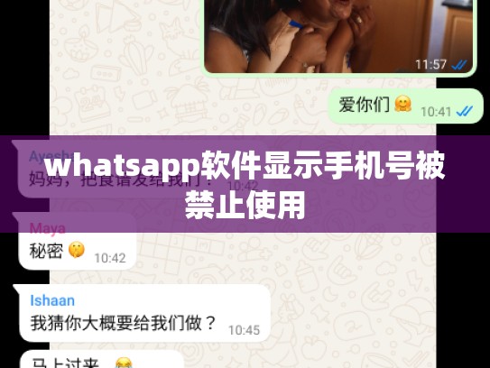 whatsapp软件显示手机号被禁止使用