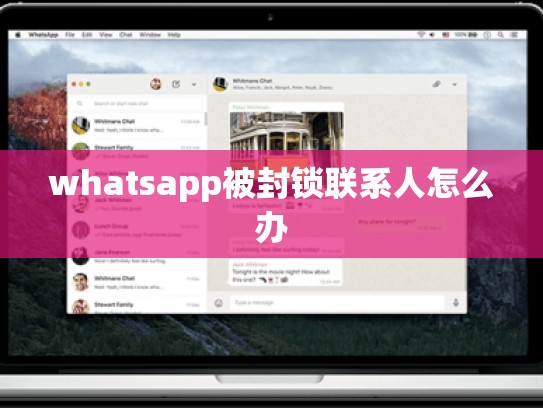 whatsapp被封锁联系人怎么办