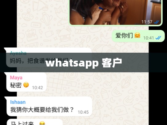 whatsapp 客户