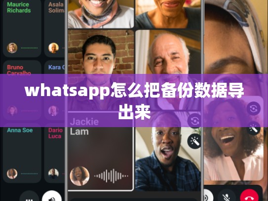 whatsapp怎么把备份数据导出来