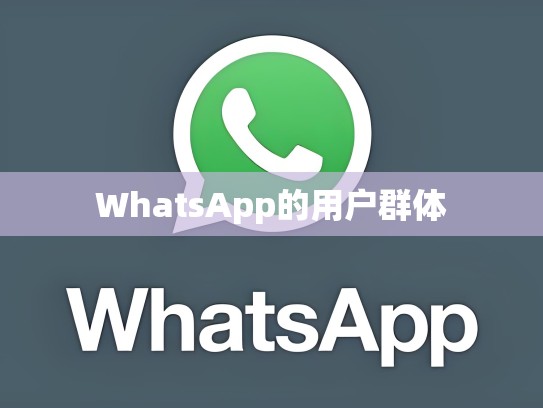 WhatsApp的用户群体