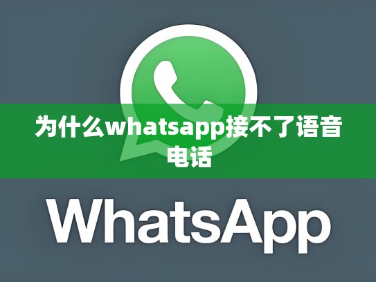 为什么whatsapp接不了语音电话