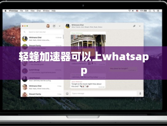 轻蜂加速器可以上whatsapp